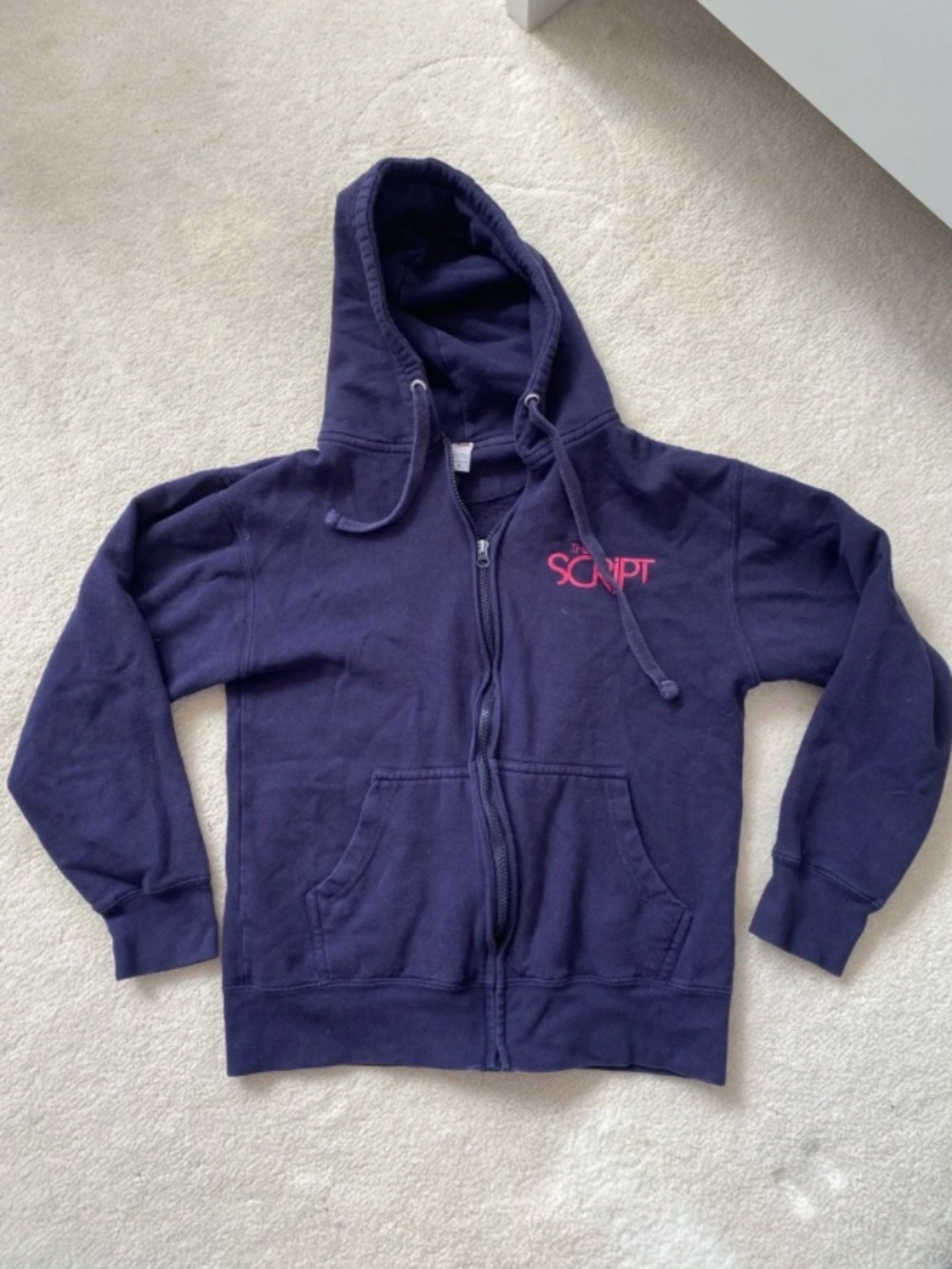 The Script 2022 Tour Navy Zip Up Hoodie